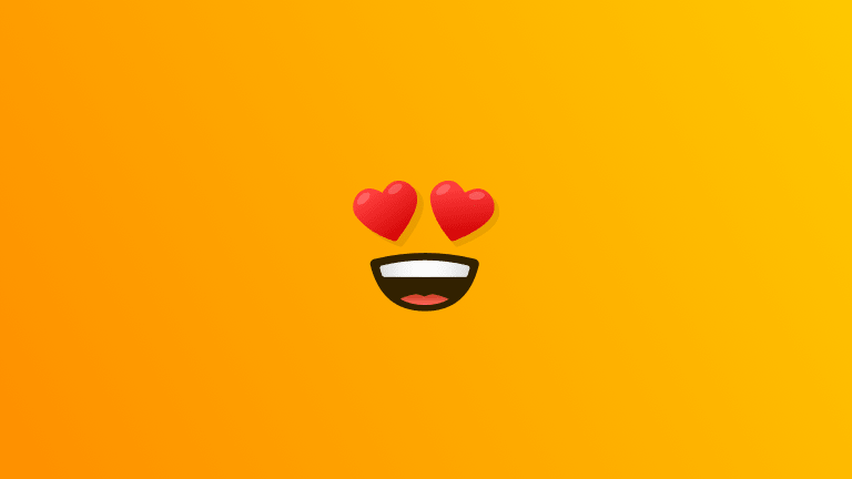 Free Emoji Wallpaper - Heart Eyes