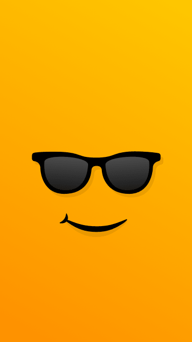 Free Emoji Wallpaper - Cool dude