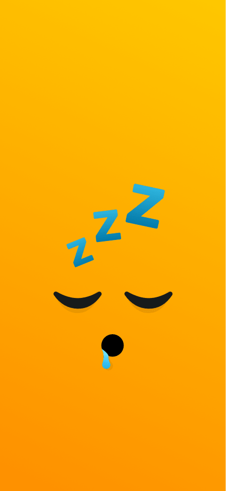 Free Emoji Wallpaper - Sleepyhead